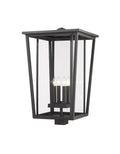 Z-LITE SEOUL OUTDOOR POST MOUNT FIXTURE | 571PHXXLS-BK - Post