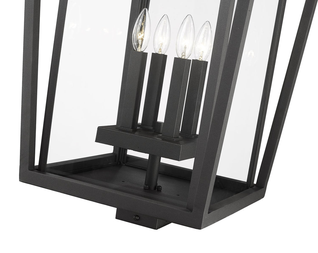 Z-LITE SEOUL OUTDOOR POST MOUNT FIXTURE | 571PHXXLS-BK - Post