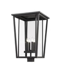 Z-LITE SEOUL OUTDOOR POST MOUNT FIXTURE | 571PHXXLS-BK - Post
