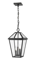 Z-LITE, TALBOT OUTDOOR CHAIN MOUNT CEILING FIXTURE, OUTDOOR CEILING LIGHT