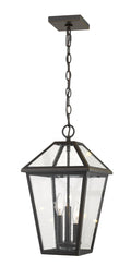 Z-LITE, TALBOT OUTDOOR CHAIN MOUNT CEILING FIXTURE, OUTDOOR CEILING LIGHTS