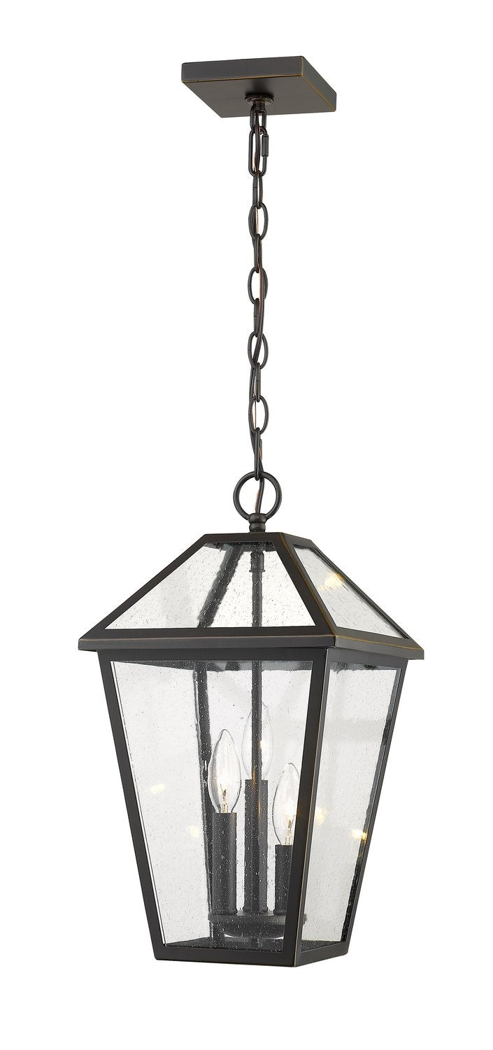 Z-LITE, TALBOT OUTDOOR CHAIN MOUNT CEILING FIXTURE, OUTDOOR CEILING LIGHTS