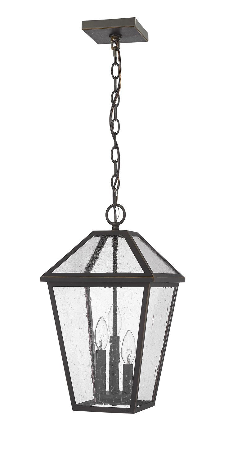 Z-LITE, TALBOT OUTDOOR CHAIN MOUNT CEILING FIXTURE, OUTDOOR CEILING LIGHTS
