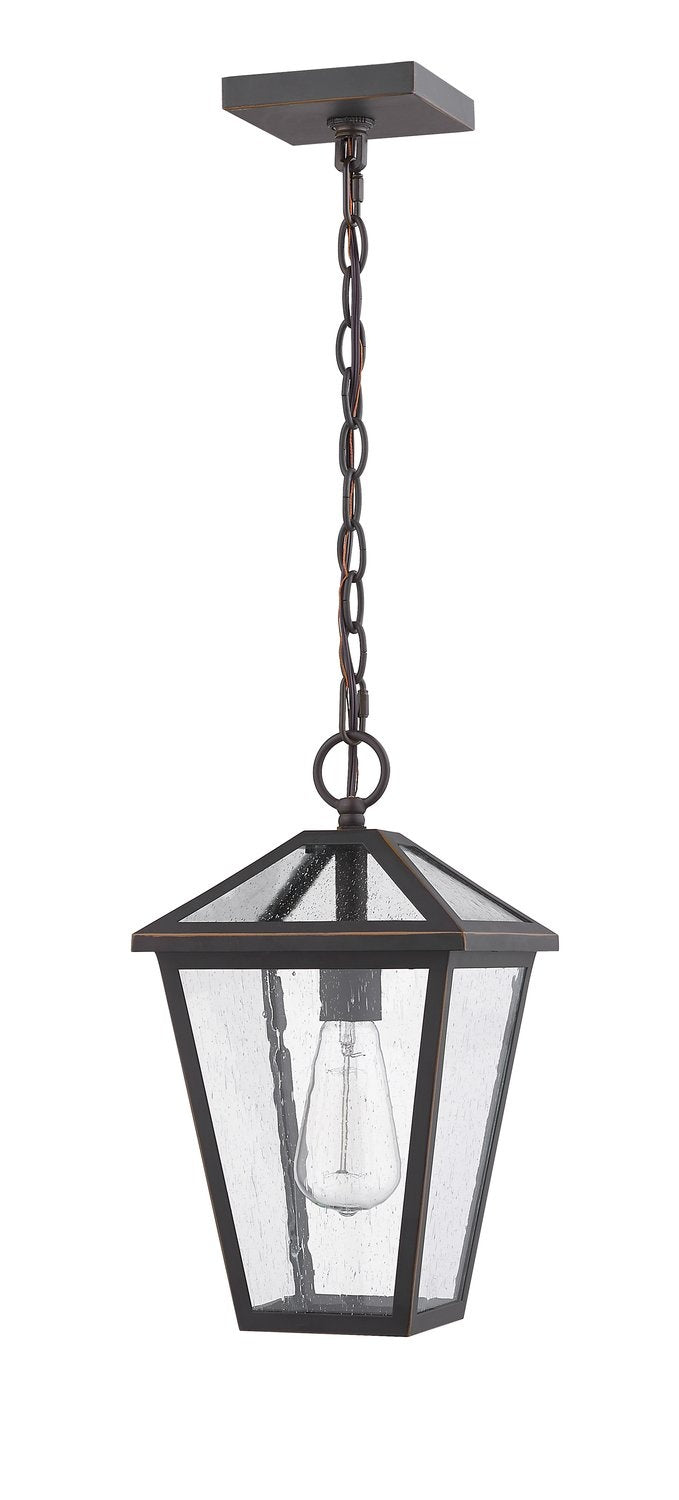Z-LITE, TALBOT OUTDOOR CHAIN MOUNT CEILING FIXTURE, OUTDOOR CEILING LIGHT