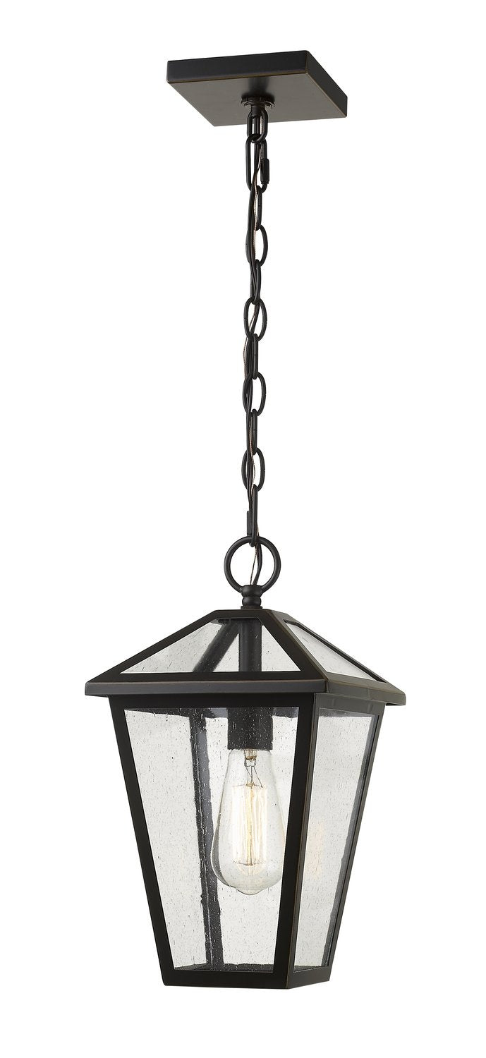 Z-LITE, TALBOT OUTDOOR CHAIN MOUNT CEILING FIXTURE, OUTDOOR CEILING LIGHTS