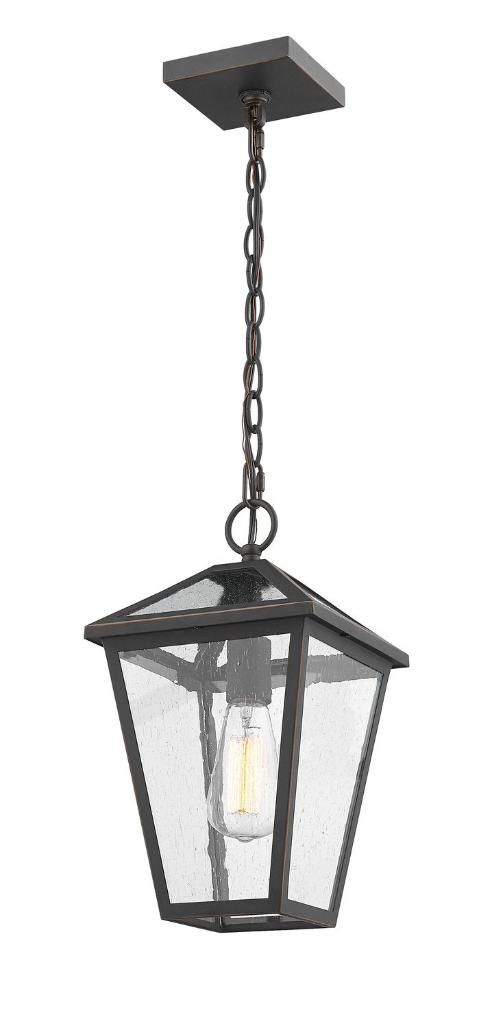 Z-LITE, TALBOT OUTDOOR CHAIN MOUNT CEILING FIXTURE, OUTDOOR CEILING LIGHT
