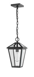 Z-LITE, TALBOT OUTDOOR CHAIN MOUNT CEILING FIXTURE, OUTDOOR CEILING LIGHTS