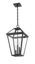 Z-LITE, TALBOT OUTDOOR CHAIN MOUNT CEILING FIXTURE, OUTDOOR CEILING LIGHT