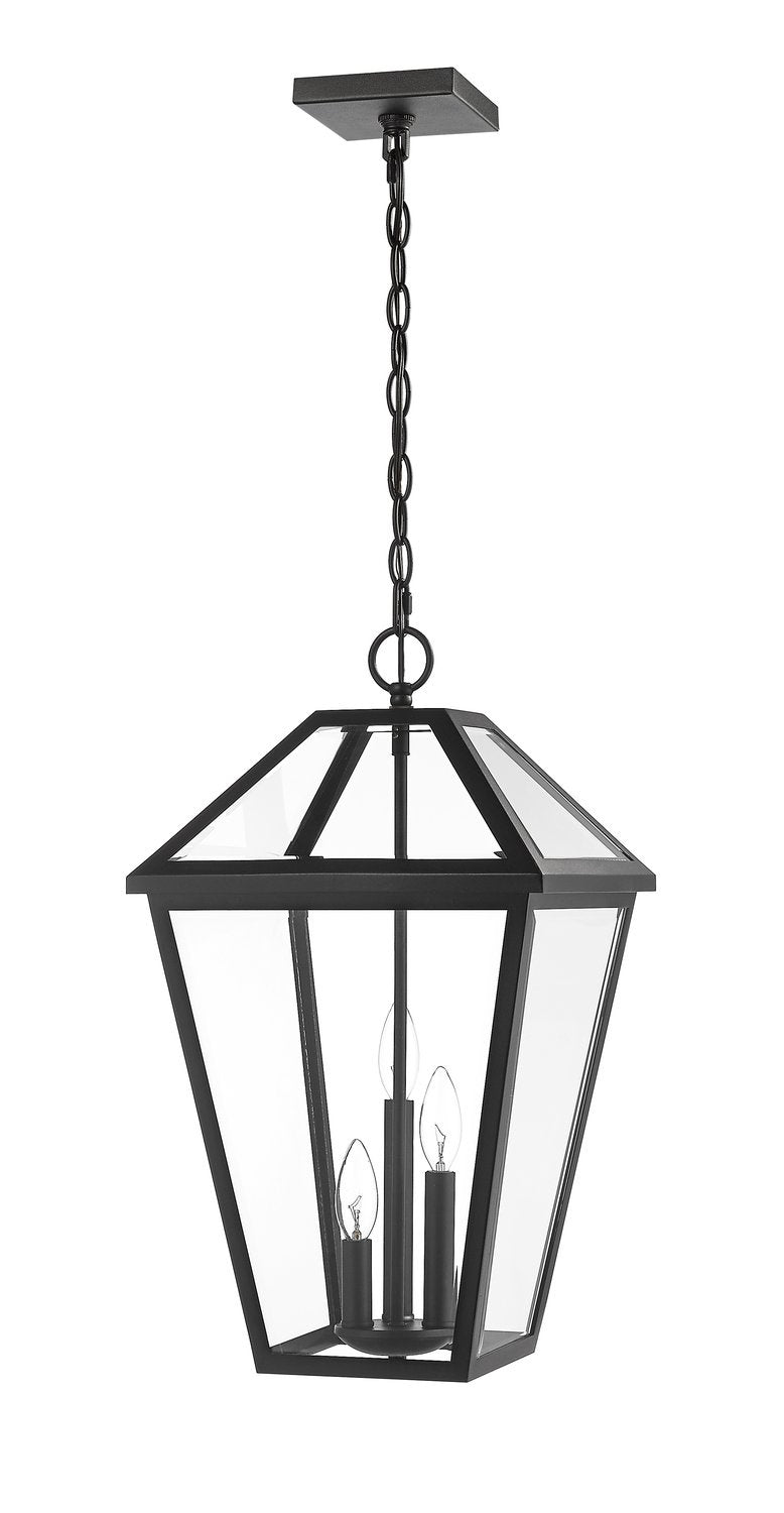Z-LITE, TALBOT OUTDOOR CHAIN MOUNT CEILING FIXTURE, OUTDOOR CEILING LIGHT