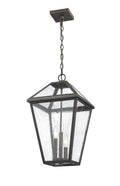 Z-LITE, TALBOT OUTDOOR CHAIN MOUNT CEILING FIXTURE, OUTDOOR CEILING LIGHT