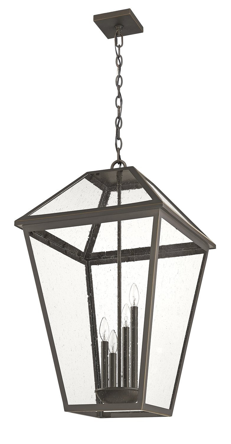 Z-LITE, TALBOT OUTDOOR CHAIN MOUNT CEILING FIXTURE, OUTDOOR CEILING LIGHT