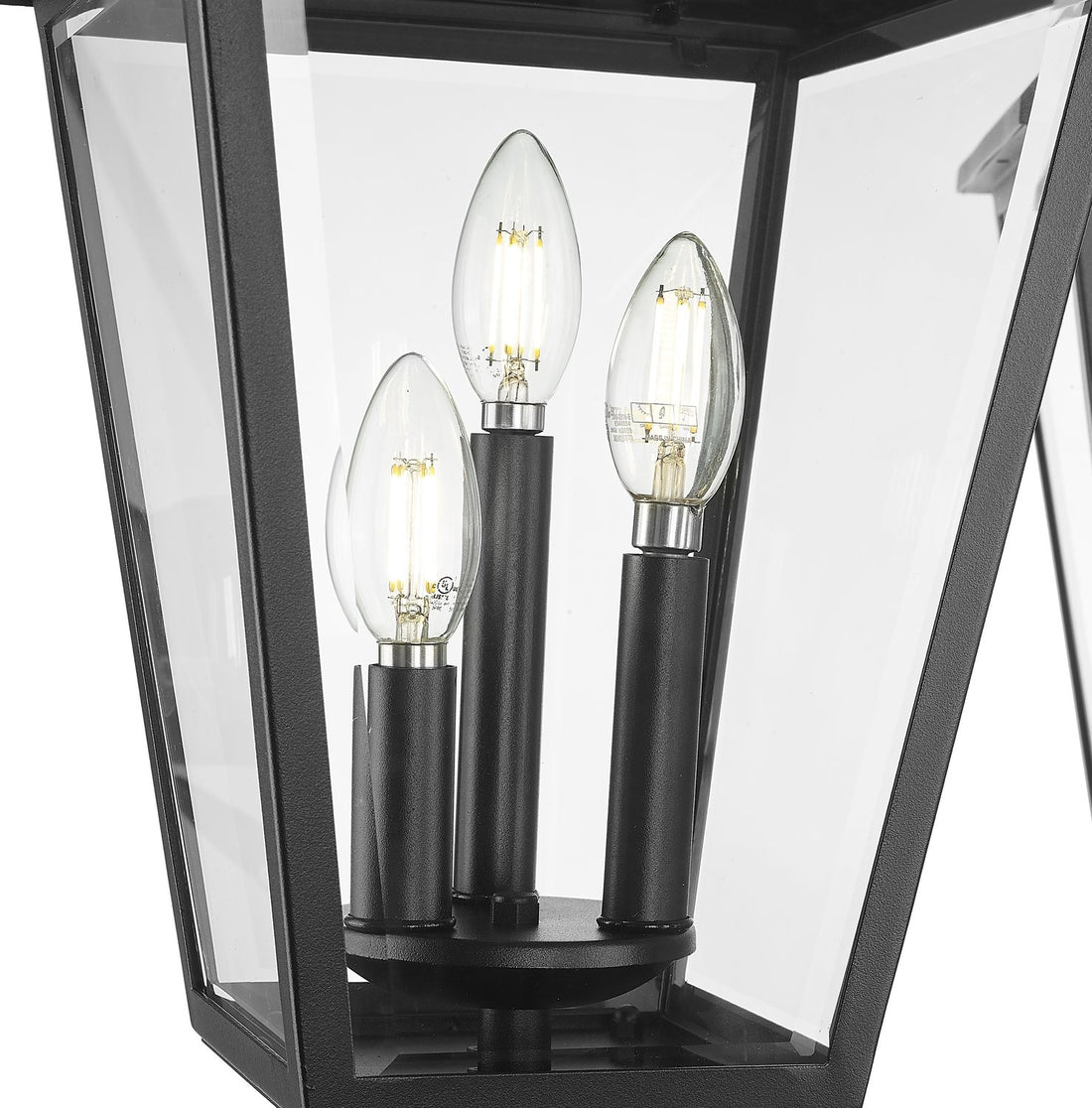 Z-LITE TALBOT OUTDOOR POST MOUNTED FIXTURE | 579PHBR-3-564P-BK - Post