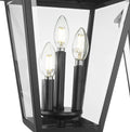 Z-LITE TALBOT OUTDOOR POST MOUNTED FIXTURE | 579PHBR-3-564P-BK - Post
