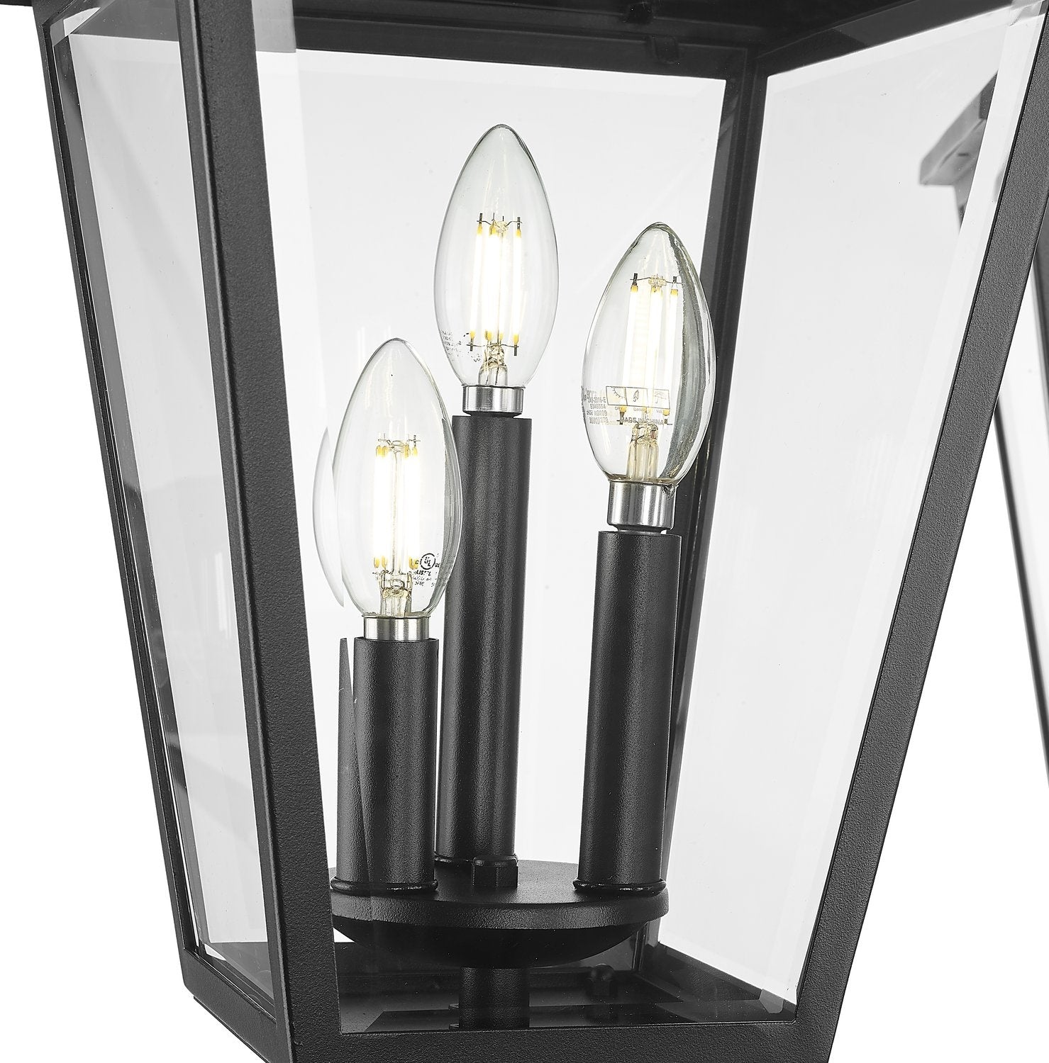Z-LITE TALBOT OUTDOOR POST MOUNTED FIXTURE | 579PHBR-3-564P-BK - Post