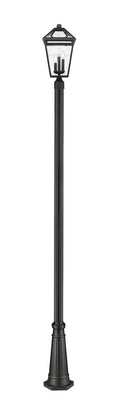 Z-LITE TALBOT OUTDOOR POST MOUNTED FIXTURE | 579PHBR-519P-BK - Post