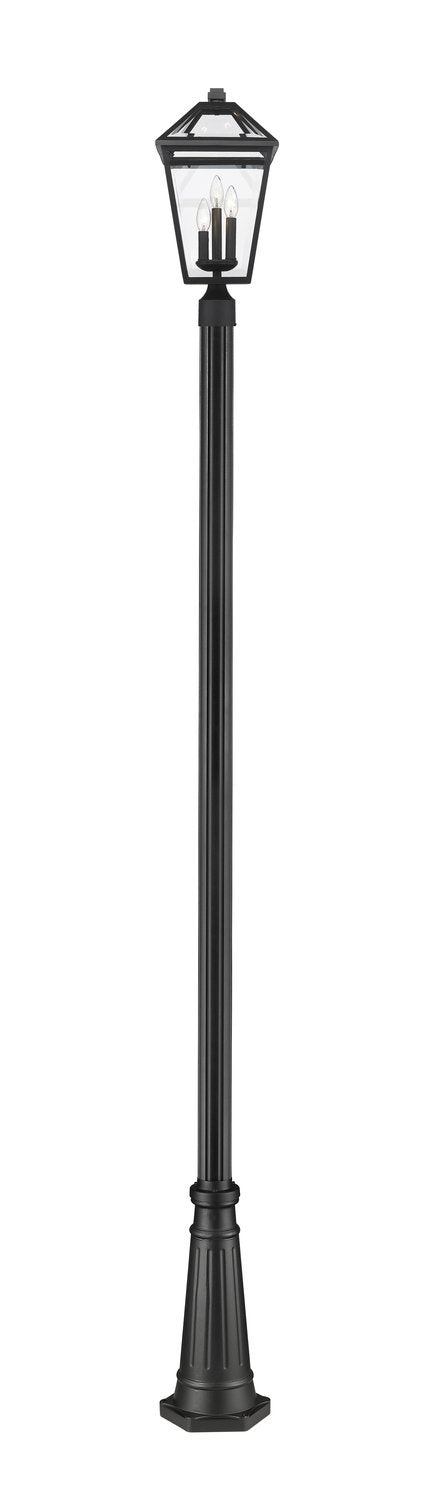 Z-LITE TALBOT OUTDOOR POST MOUNTED FIXTURE | 579PHBR-519P-BK - Post