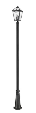 Z-LITE TALBOT OUTDOOR POST MOUNTED FIXTURE | 579PHBR-519P-BK - Post