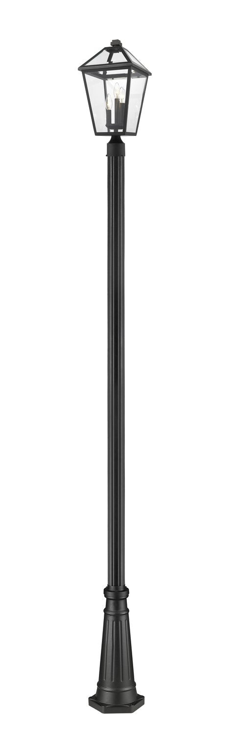 Z-LITE TALBOT OUTDOOR POST MOUNTED FIXTURE | 579PHBR-519P-BK - Post