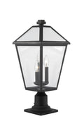 Z-LITE TALBOT OUTDOOR PIER MOUNTED FIXTURE | 579PHBR-533PM-BK