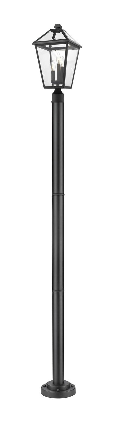 Z-LITE TALBOT OUTDOOR POST MOUNTED FIXTURE | 579PHBR-567P-BK - Post