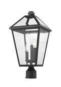 Z-LITE TALBOT OUTDOOR POST MOUNT FIXTURE | 579PHBR-BK - Post