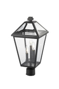 Z-LITE TALBOT OUTDOOR POST MOUNT FIXTURE | 579PHBR-BK - Post