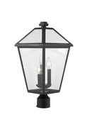 Z-LITE TALBOT OUTDOOR POST MOUNT FIXTURE | 579PHBR-BK - Post