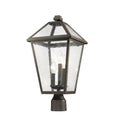 Z-LITE TALBOT OUTDOOR POST MOUNT FIXTURE | 579PHBR-ORB - Post