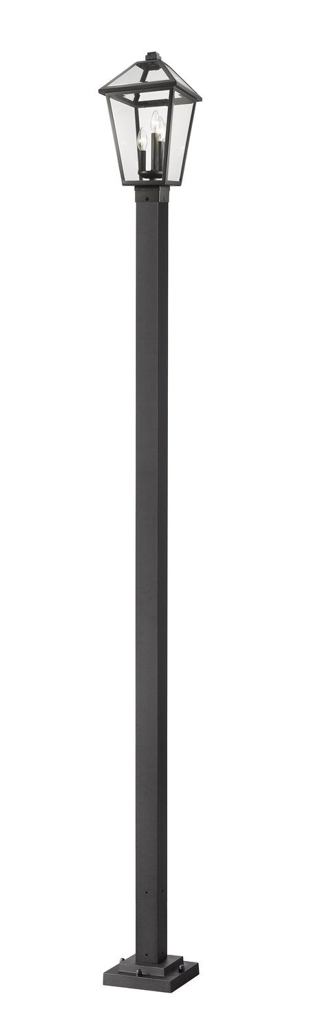 Z-LITE TALBOT OUTDOOR POST MOUNTED FIXTURE | 579PHBS-536P-BK - Post