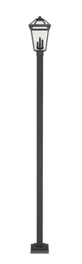 Z-LITE TALBOT OUTDOOR POST MOUNTED FIXTURE | 579PHBS-536P-BK - Post