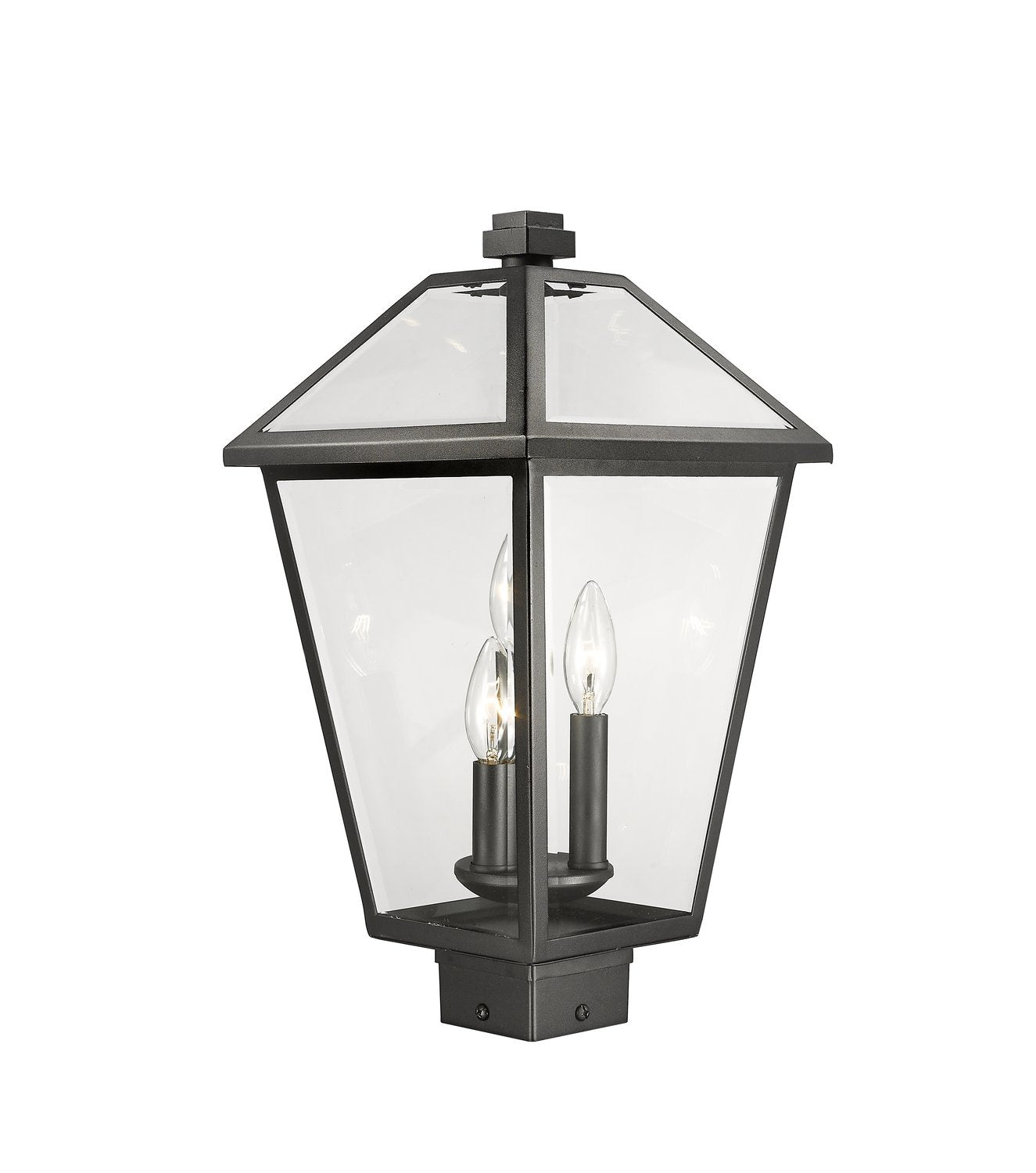 Z-LITE TALBOT OUTDOOR POST MOUNT FIXTURE | 579PHBS-BK - Post