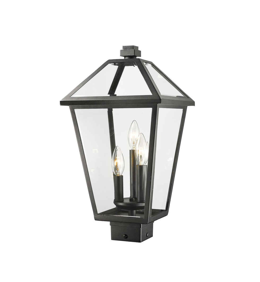 Z-LITE TALBOT OUTDOOR POST MOUNT FIXTURE | 579PHBS-BK - Post