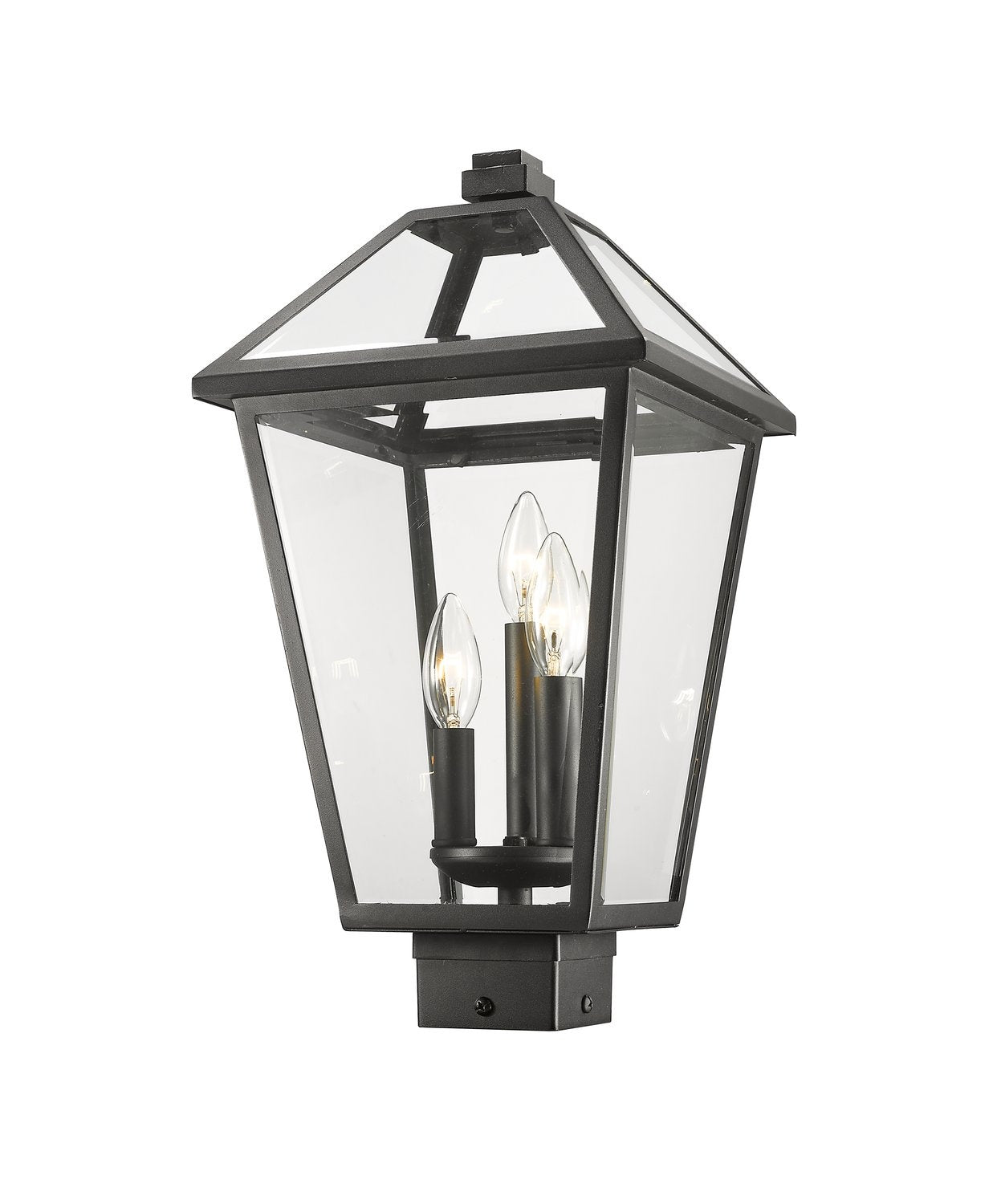 Z-LITE TALBOT OUTDOOR POST MOUNT FIXTURE | 579PHBS-BK - Post