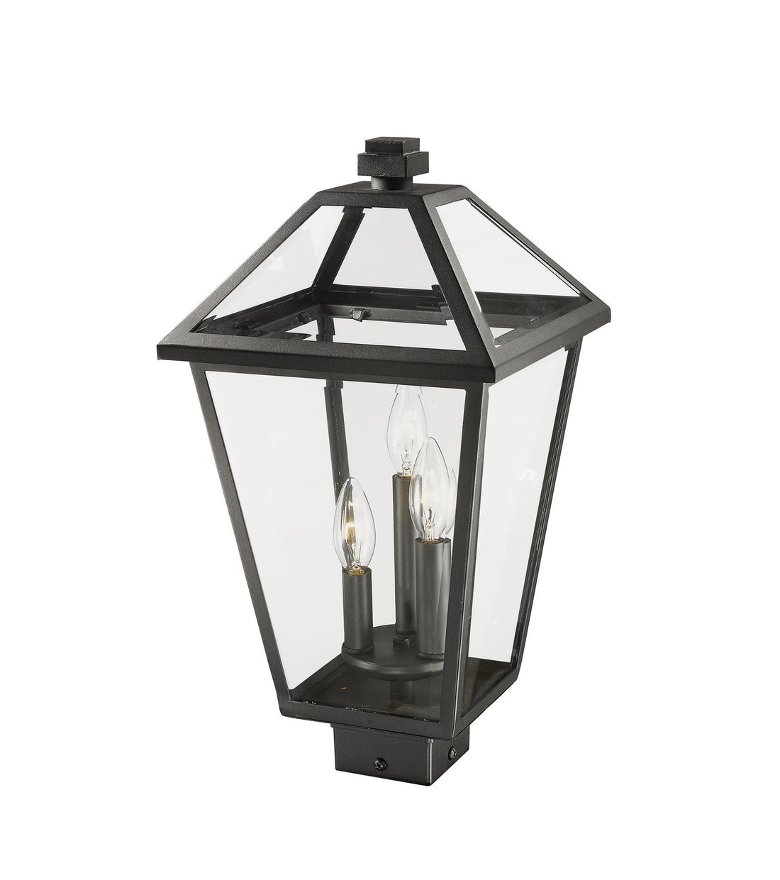 Z-LITE TALBOT OUTDOOR POST MOUNT FIXTURE | 579PHBS-BK - Post