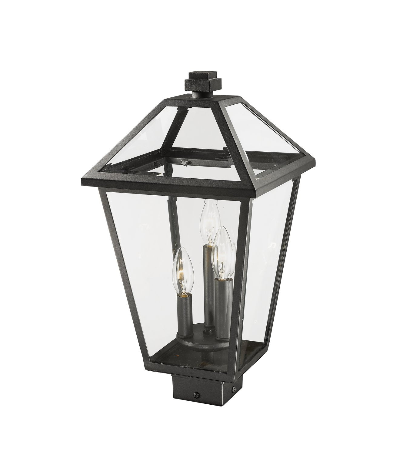 Z-LITE TALBOT OUTDOOR POST MOUNT FIXTURE | 579PHBS-BK - Post