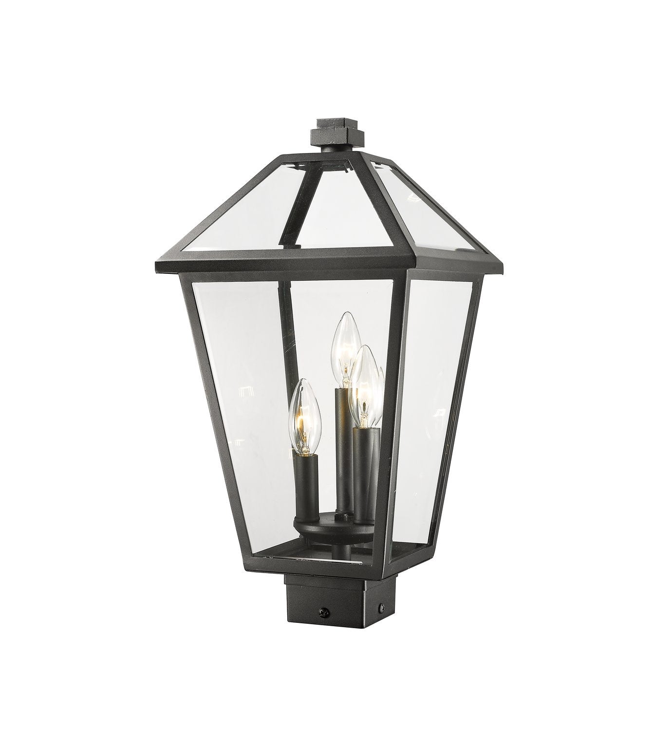 Z-LITE TALBOT OUTDOOR POST MOUNT FIXTURE | 579PHBS-BK - Post