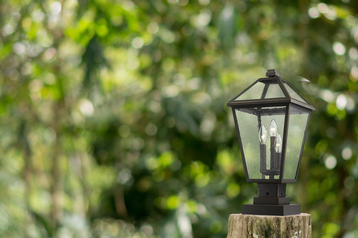 Z-LITE TALBOT OUTDOOR PIER MOUNTED FIXTURE | 579PHBS-SQPM-ORB