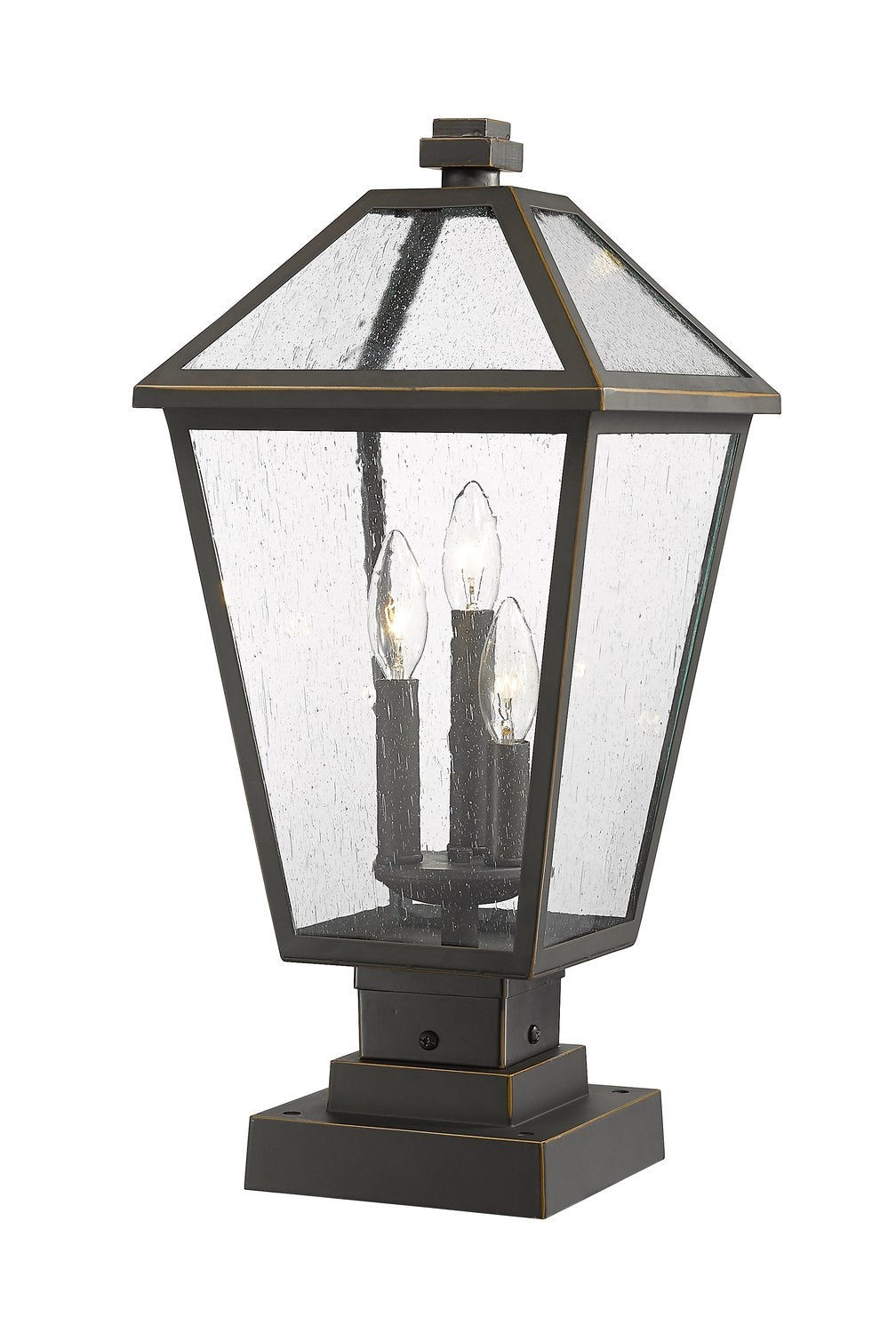 Z-LITE TALBOT OUTDOOR PIER MOUNTED FIXTURE | 579PHBS-SQPM-ORB - Post