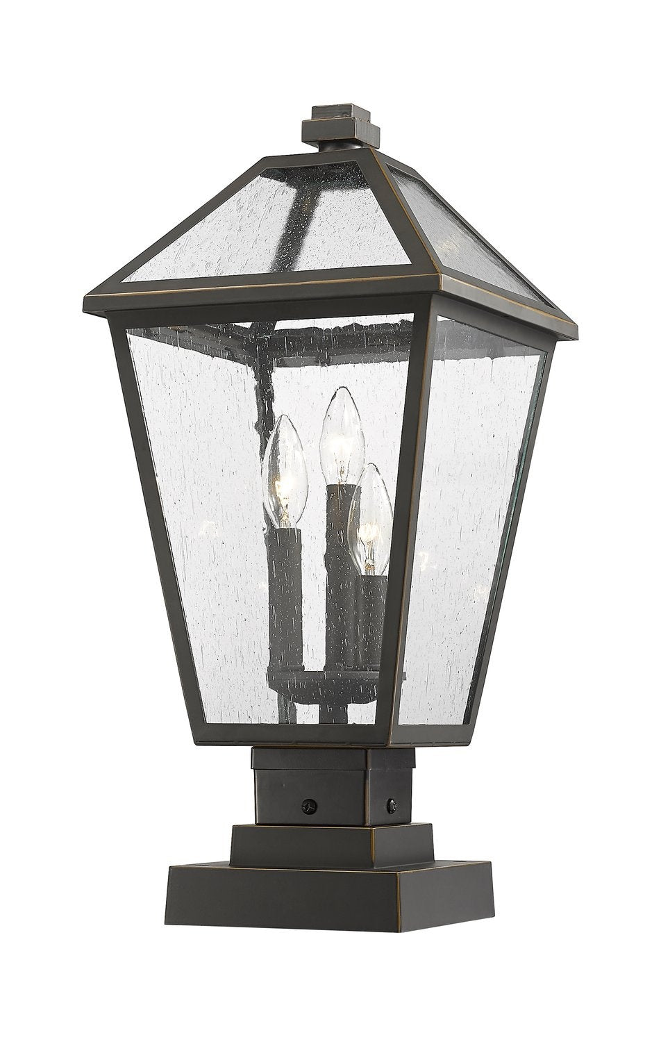 Z-LITE TALBOT OUTDOOR PIER MOUNTED FIXTURE | 579PHBS-SQPM-ORB