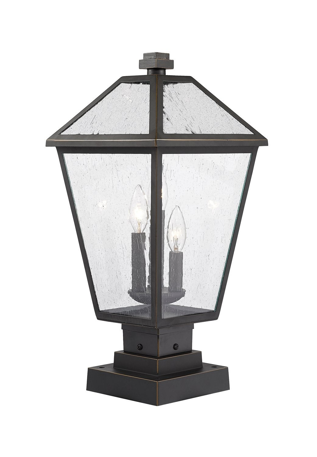 Z-LITE TALBOT OUTDOOR PIER MOUNTED FIXTURE | 579PHBS-SQPM-ORB