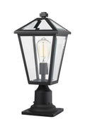 Z-LITE TALBOT OUTDOOR PIER MOUNTED FIXTURE | 579PHMR-533PM-BK