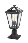 Z-LITE TALBOT OUTDOOR PIER MOUNTED FIXTURE | 579PHMR-533PM-BK