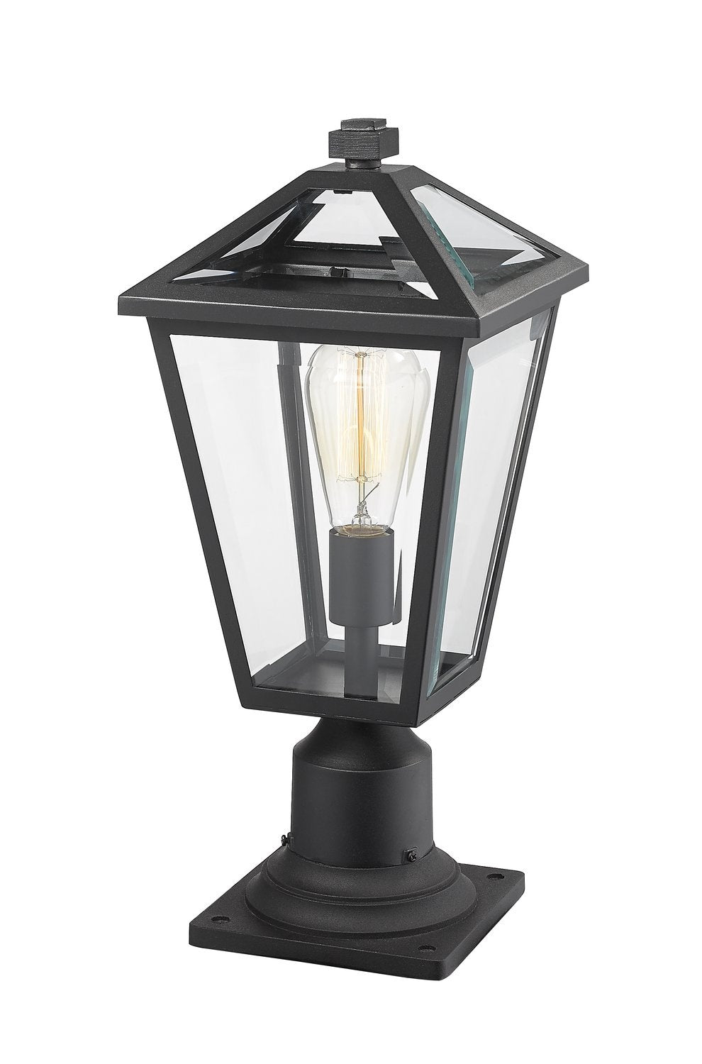 Z-LITE TALBOT OUTDOOR PIER MOUNTED FIXTURE | 579PHMR-533PM-BK