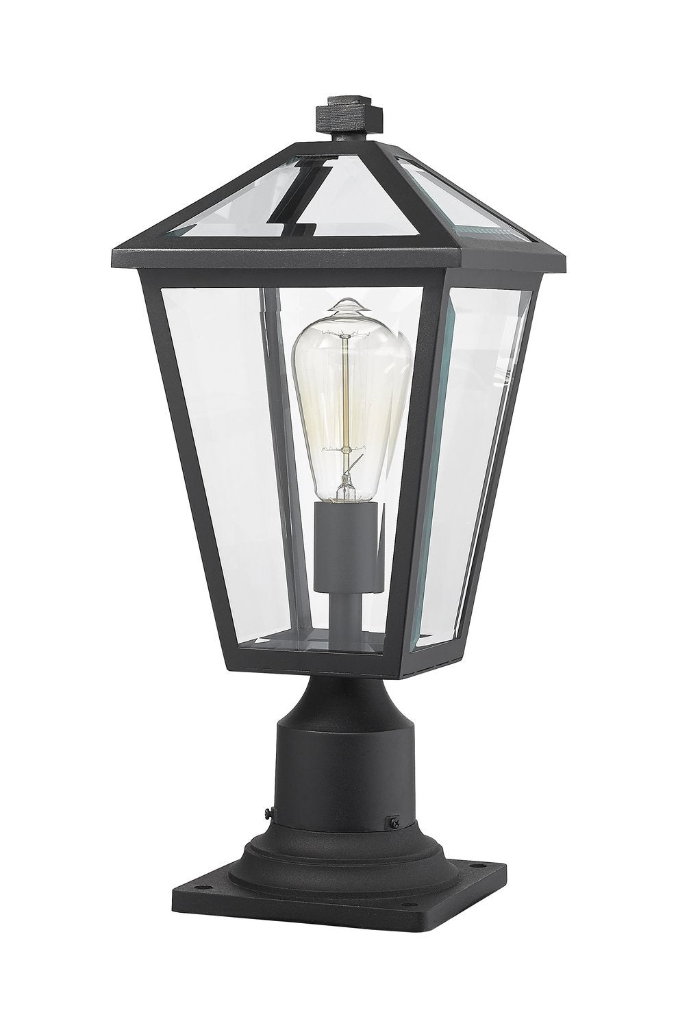 Z-LITE TALBOT OUTDOOR PIER MOUNTED FIXTURE | 579PHMR-533PM-BK