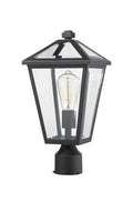 Z-LITE TALBOT OUTDOOR POST MOUNT FIXTURE | 579PHMR-BK - Post