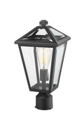 Z-LITE TALBOT OUTDOOR POST MOUNT FIXTURE | 579PHMR-BK - Post