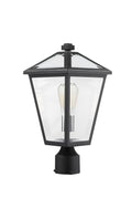 Z-LITE TALBOT OUTDOOR POST MOUNT FIXTURE | 579PHMR-BK - Post