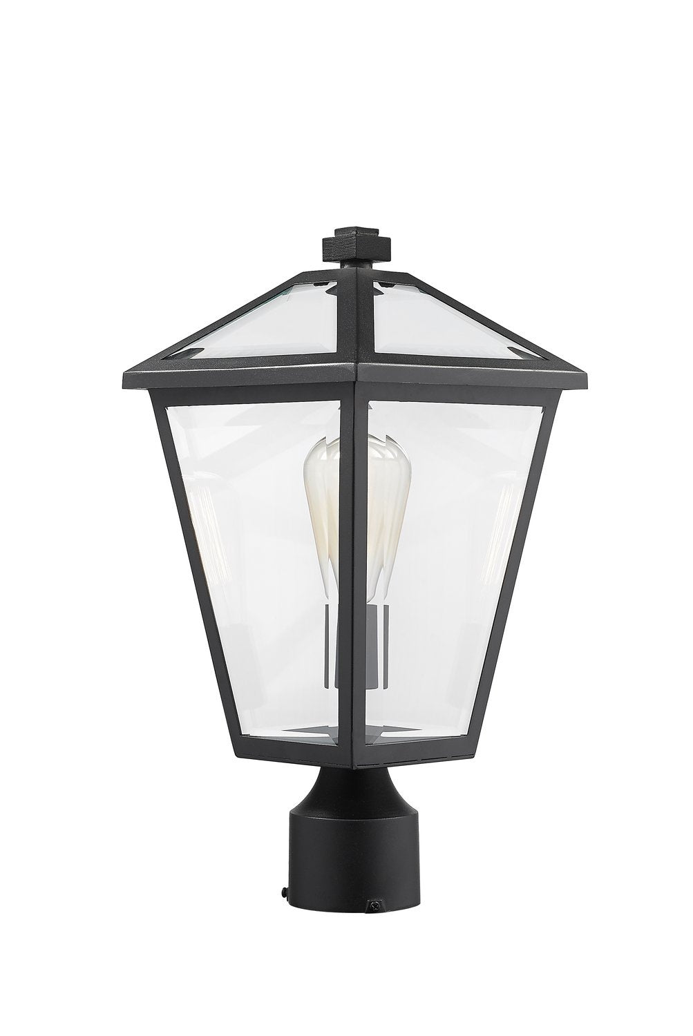 Z-LITE TALBOT OUTDOOR POST MOUNT FIXTURE | 579PHMR-BK - Post