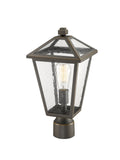 Z-LITE TALBOT OUTDOOR POST MOUNT FIXTURE | 579PHMR-ORB - Post