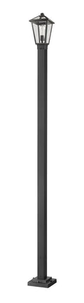 Z-LITE TALBOT OUTDOOR POST MOUNTED FIXTURE | 579PHMS-536P-BK - Post